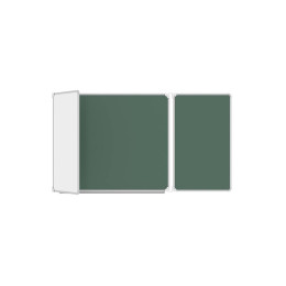 Трехэлементная доска для мела и маркера 200х85 см