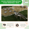 Полоса препятствий детская "Следы животных - Волк", сложность 2