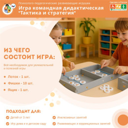 Игра командная дидактическая "Тактика и стратегия"