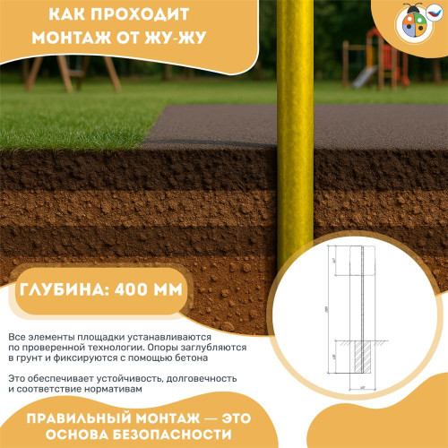 Космоплощадка Жу-Жу: информационный стенд