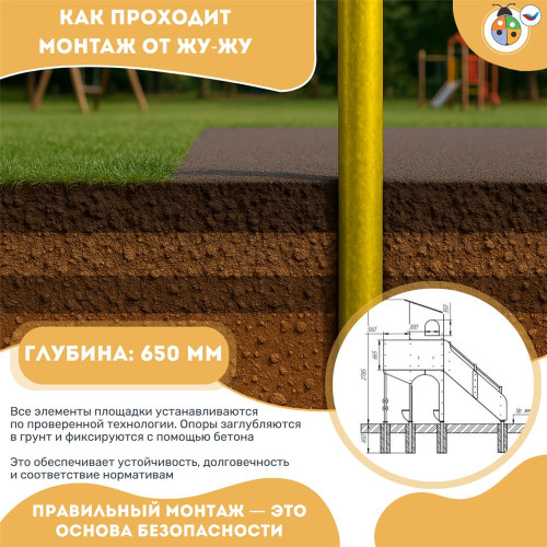 Домик-беседка «Дежурка» двухэтажный с бизи-элементами