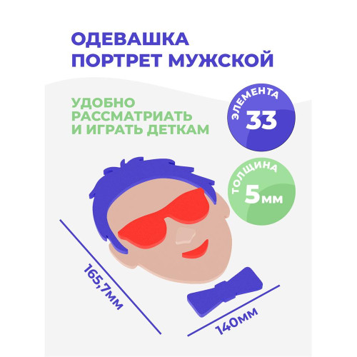 Одевашка "Портрет мужской"